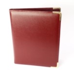 Bonded Leather Menu Cover